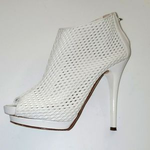 Giuseppe Zanotti White Mesh Bootie